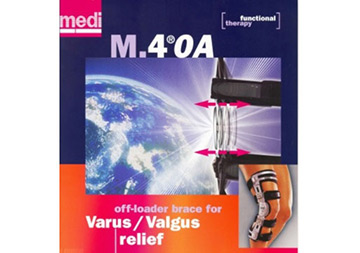 M4OA מגן ברך מהפכני בו הציר ניתן לכיוון אופקי