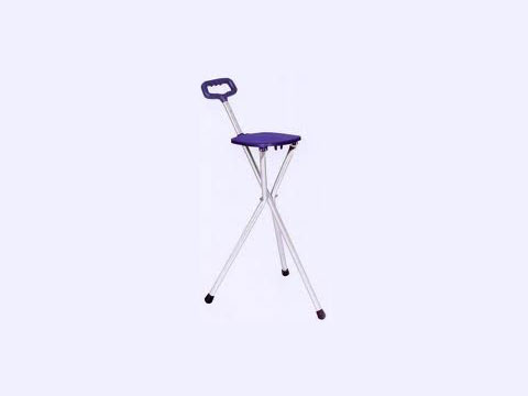 מקל הליכה משולב עם כיסא